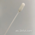 Hisopo con punta de espuma blanca para sala blanca de una sola cabeza a bajo precio